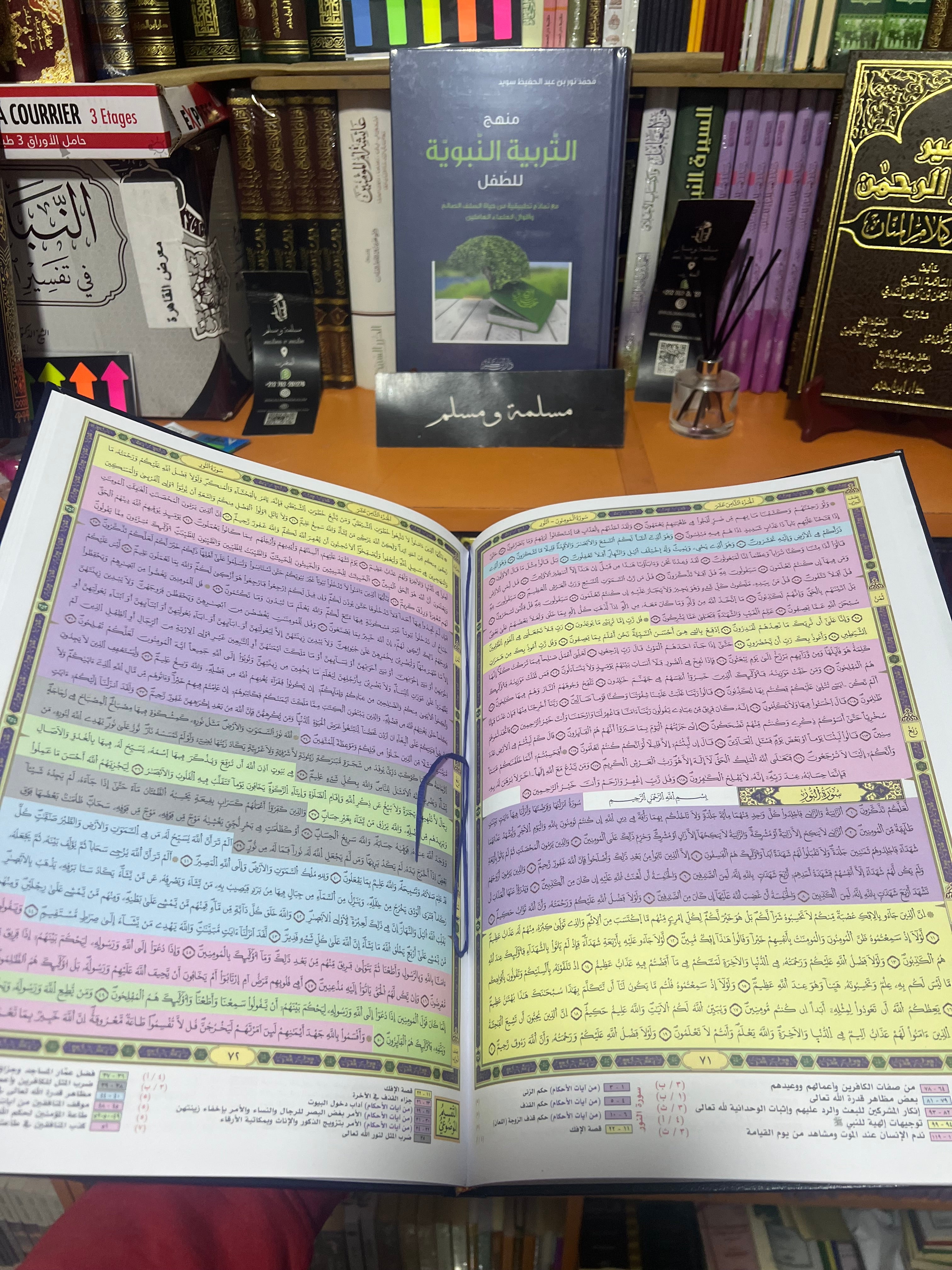 مصحف القيام بالألوان - رواية ورش عن نافع - 35/24